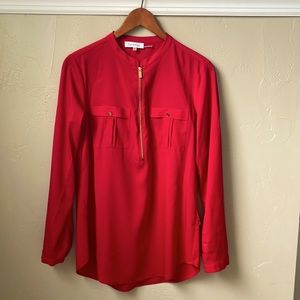 Calvin Klein women blouse xs red